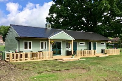 Pic. 44 17.4m x 6.0m Pavilion with 1.2m verandah and natural slate roof